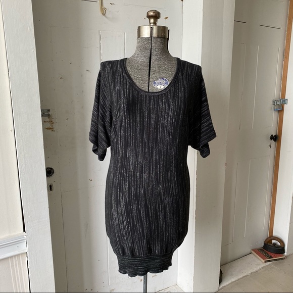 Max Studio Marled Knit Sweater mini Dress - Picture 3 of 12